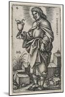 St. John, 1541-46 (Engraving)-Hans Sebald Beham-Mounted Giclee Print