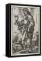 St. John, 1541-46 (Engraving)-Hans Sebald Beham-Framed Stretched Canvas