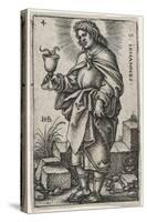 St. John, 1541-46 (Engraving)-Hans Sebald Beham-Stretched Canvas