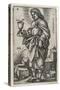 St. John, 1541-46 (Engraving)-Hans Sebald Beham-Stretched Canvas