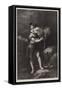 St John and the Lamb-Bartolome Esteban Murillo-Framed Stretched Canvas