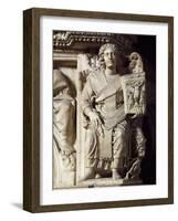 St John Baptist, Corner Statue from Pulpit, Baptistery of St John, 1255-1260-Nicola Pisano-Framed Giclee Print