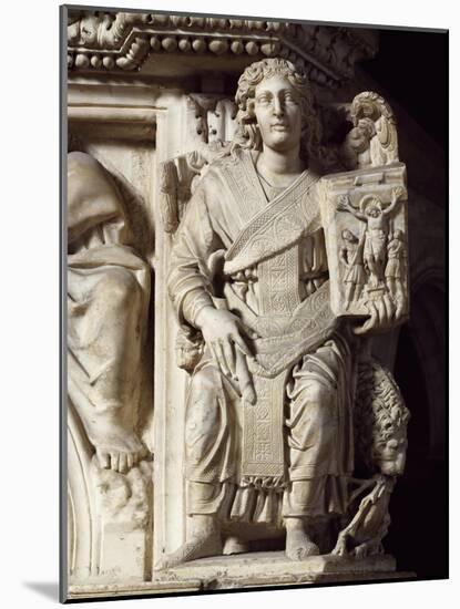 St John Baptist, Corner Statue from Pulpit, Baptistery of St John, 1255-1260-Nicola Pisano-Mounted Giclee Print