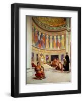 St John Chrysostom Exiled by Empress Eudoxia-Benjamin Constant-Framed Giclee Print