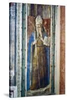 St John Chrysostom, Mid 15th Century-Fra Angelico-Stretched Canvas