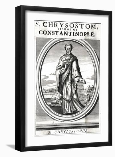 St John Chrysostom-null-Framed Art Print