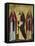 St. John Climacus (The Ladder) St. John of Damascus and St. Arsenias, Russian Icon-null-Framed Stretched Canvas