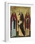 St. John Climacus (The Ladder) St. John of Damascus and St. Arsenias, Russian Icon-null-Framed Giclee Print