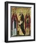 St. John Climacus (The Ladder) St. John of Damascus and St. Arsenias, Russian Icon-null-Framed Giclee Print