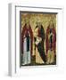 St. John Climacus (The Ladder) St. John of Damascus and St. Arsenias, Russian Icon-null-Framed Giclee Print