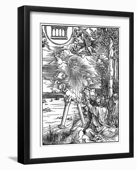 St John Devouring the Book, 1498-Albrecht Durer-Framed Giclee Print