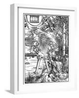 St John Devouring the Book, 1498-Albrecht Durer-Framed Giclee Print