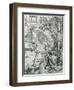 St. John Devouring the Book from the "Apocalypse" or "The Revelations of St. John the Divine"-Albrecht Dürer-Framed Giclee Print