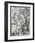 St. John Devouring the Book from the "Apocalypse" or "The Revelations of St. John the Divine"-Albrecht Dürer-Framed Giclee Print