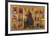 St. John Enthroned and Stories of his Life, Master of the St. John the Baptist Panel, 13th c. Italy-Master of the St John the Baptist Panel-Framed Premium Giclee Print