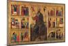 St. John Enthroned and Stories of his Life, Master of the St. John the Baptist Panel, 13th c. Italy-Master of the St John the Baptist Panel-Mounted Art Print