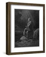 St John on Patmos, 1865-1866-null-Framed Giclee Print