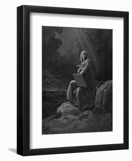 St John on Patmos, 1865-1866-null-Framed Giclee Print