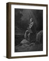 St John on Patmos, 1865-1866-null-Framed Giclee Print