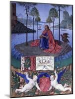 St John on the Island of Patmos by Jean Fouquet-Jean Fouquet-Mounted Giclee Print
