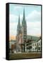 St. John's Cathedral, Indianapolis, Indiana-null-Framed Stretched Canvas