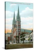 St. John's Cathedral, Indianapolis, Indiana-null-Stretched Canvas