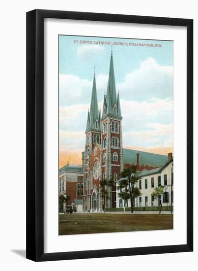 St. John's Cathedral, Indianapolis, Indiana-null-Framed Art Print