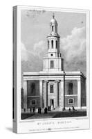 St John's Church, Hoxton, Hackney, London, C1827-W Bond-Stretched Canvas