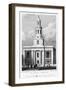 St John's Church, Hoxton, Hackney, London, C1827-W Bond-Framed Giclee Print