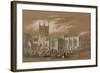 St John's Church, Newcastle, 1848 (Bodycolour, Pencil and W/C on Paper)-Isaac Shaw-Framed Giclee Print