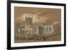 St John's Church, Newcastle, 1848 (Bodycolour, Pencil and W/C on Paper)-Isaac Shaw-Framed Giclee Print