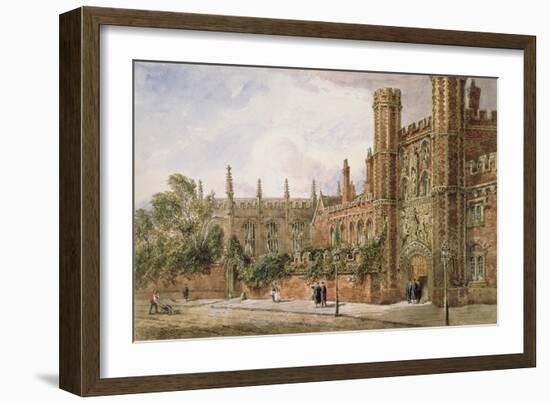 St. John's College, Cambridge, 1843-Joseph Murray Ince-Framed Giclee Print