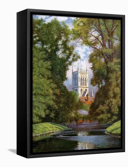 St John's College Chapel, Cambridge, 1924-1926-FC Varley-Framed Stretched Canvas