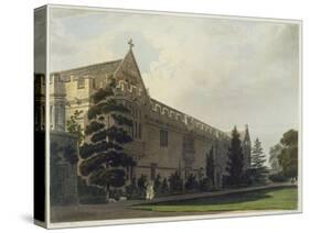 St. John's College, 'History of Oxford', Engraved by J. Hill, Pub. by R. Ackermann, 1813-Frederick Mackenzie-Stretched Canvas