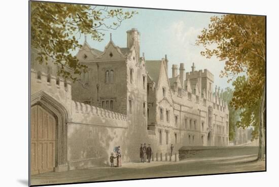 St. John's College - Oxford-English School-Mounted Giclee Print