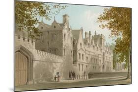 St. John's College - Oxford-English School-Mounted Giclee Print