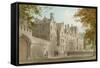 St. John's College - Oxford-English School-Framed Stretched Canvas