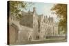 St. John's College - Oxford-English School-Stretched Canvas