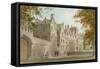 St. John's College - Oxford-English School-Framed Stretched Canvas