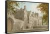 St. John's College - Oxford-English School-Framed Stretched Canvas