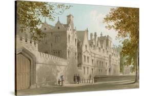 St. John's College - Oxford-English School-Stretched Canvas
