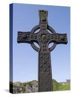 St. John's Cross, Iona, Scotland, United Kingdom, Europe-Rolf Richardson-Stretched Canvas