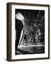 St. John's Defeating Bradley in a Basketball Game at Madison Square Garden-Gjon Mili-Framed Premium Photographic Print