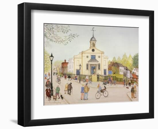 St John's, Downshire Hill, Hampstead, 2002-Gillian Lawson-Framed Giclee Print