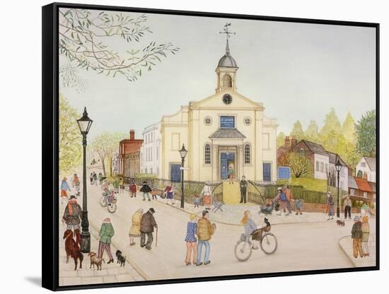 St John's, Downshire Hill, Hampstead, 2002-Gillian Lawson-Framed Stretched Canvas