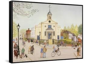 St John's, Downshire Hill, Hampstead, 2002-Gillian Lawson-Framed Stretched Canvas