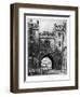 St John's Gateway, London, Late 19th Century-WH Little-Framed Premium Giclee Print