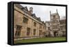 St. John's Quad, Magdalen College, Oxford, Oxfordshire, England, United Kingdom, Europe-Charlie Harding-Framed Stretched Canvas