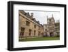 St. John's Quad, Magdalen College, Oxford, Oxfordshire, England, United Kingdom, Europe-Charlie Harding-Framed Photographic Print