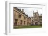St. John's Quad, Magdalen College, Oxford, Oxfordshire, England, United Kingdom, Europe-Charlie Harding-Framed Photographic Print